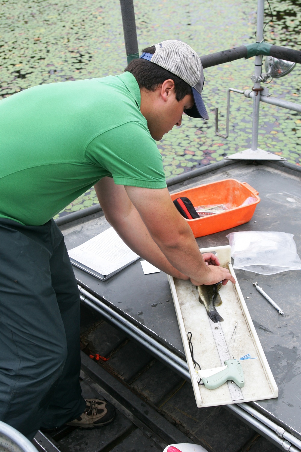 2015 Bass Population Survey at Fort McCoy's North Flowage