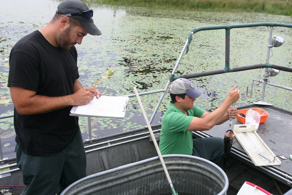 2015 Bass Population Survey at Fort McCoy's North Flowage