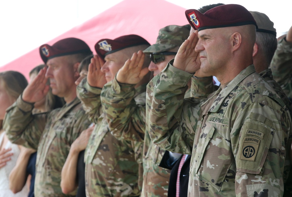 The 82nd Airborne Division welcomes new commanding general