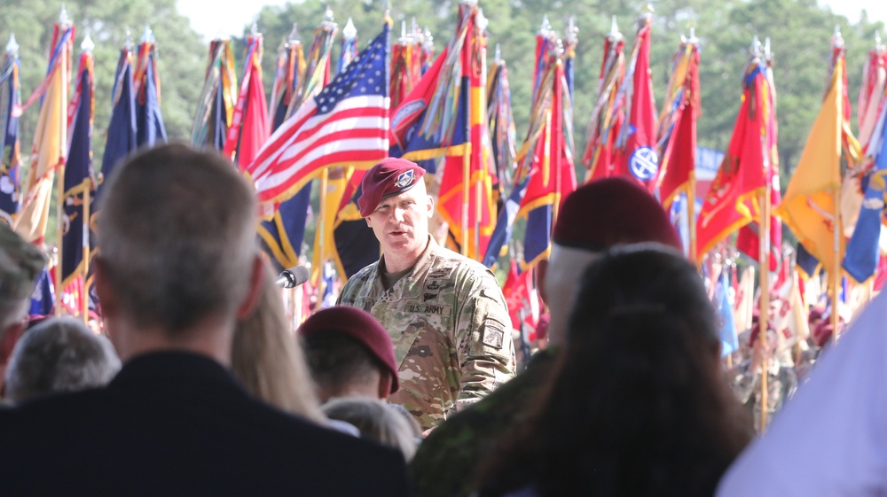 The 82nd Airborne Division welcomes new commanding general