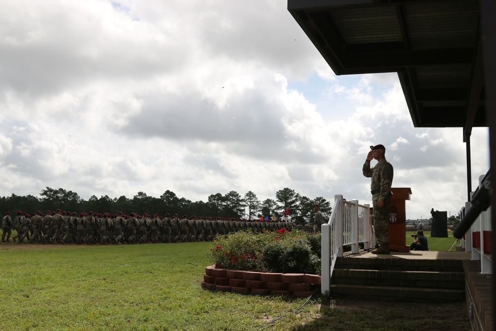 The 82nd Airborne Division welcomes new commanding general