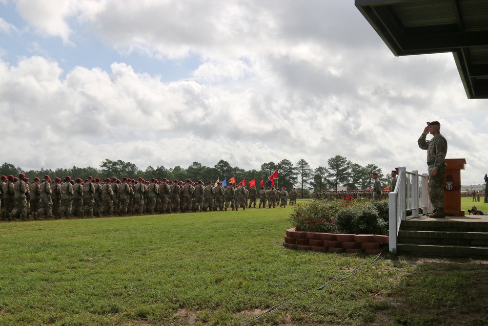 The 82nd Airborne Division welcomes new commanding general