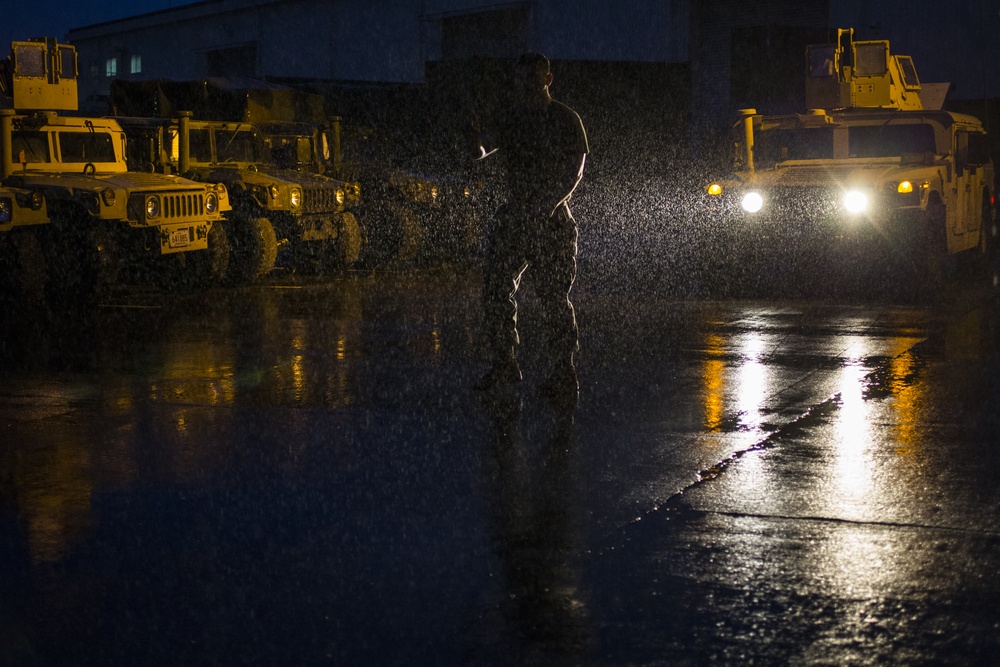 MWSS-171 arrives at Camp Fuji