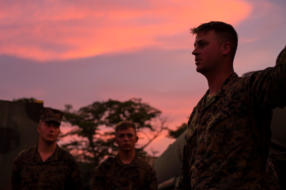 MWSS-171 arrives at Camp Fuji