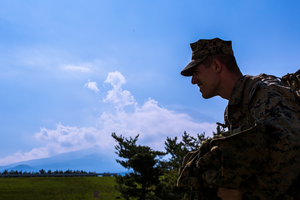 MWSS-171 arrives at Camp Fuji