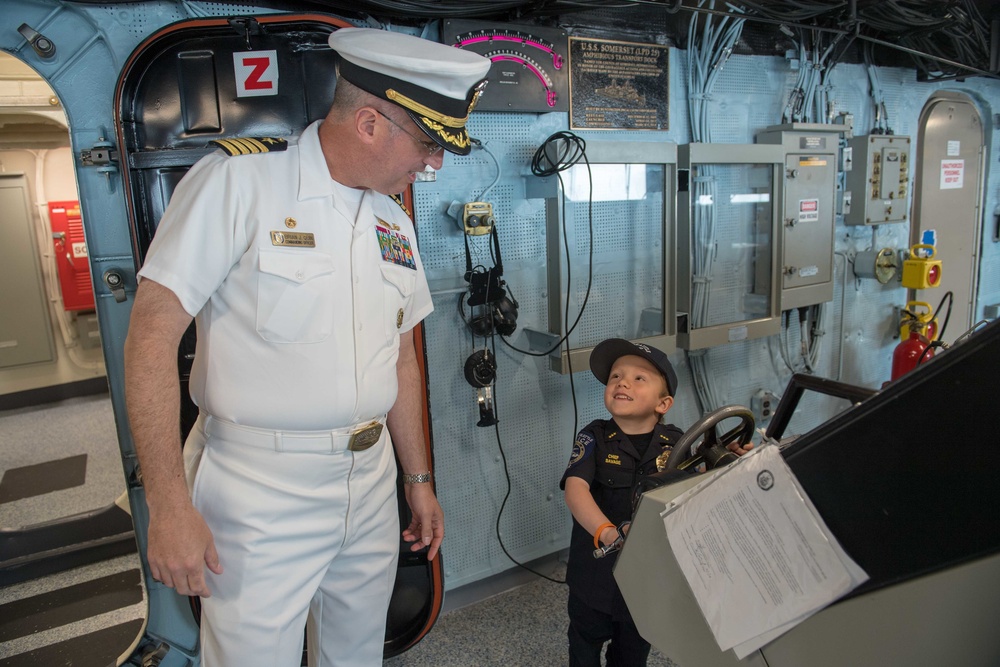 Port of Seattle Police Department Chief for a Day Visits USS Somerset