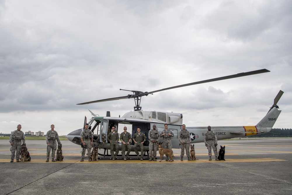 DVIDS - Images - 374th MWD's Fly With the 459th Airlift