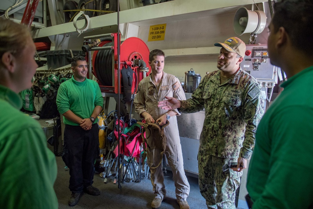 Eagle Salute 18 Gunnex on USS Jason Dunham