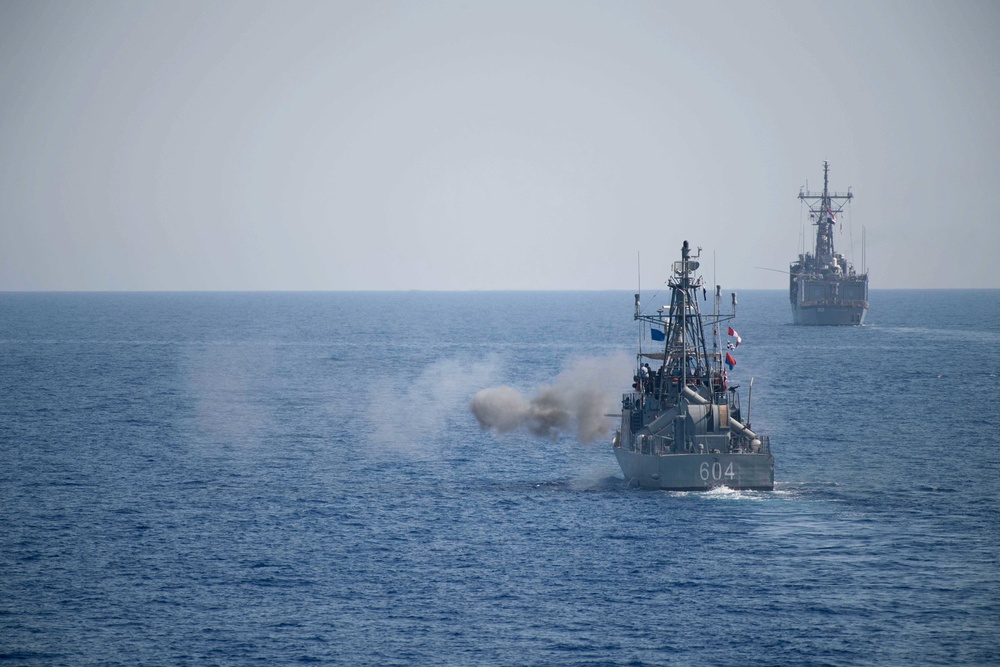 Egypt, U.S. Navy GUNNEX for Eagle Salute 18.