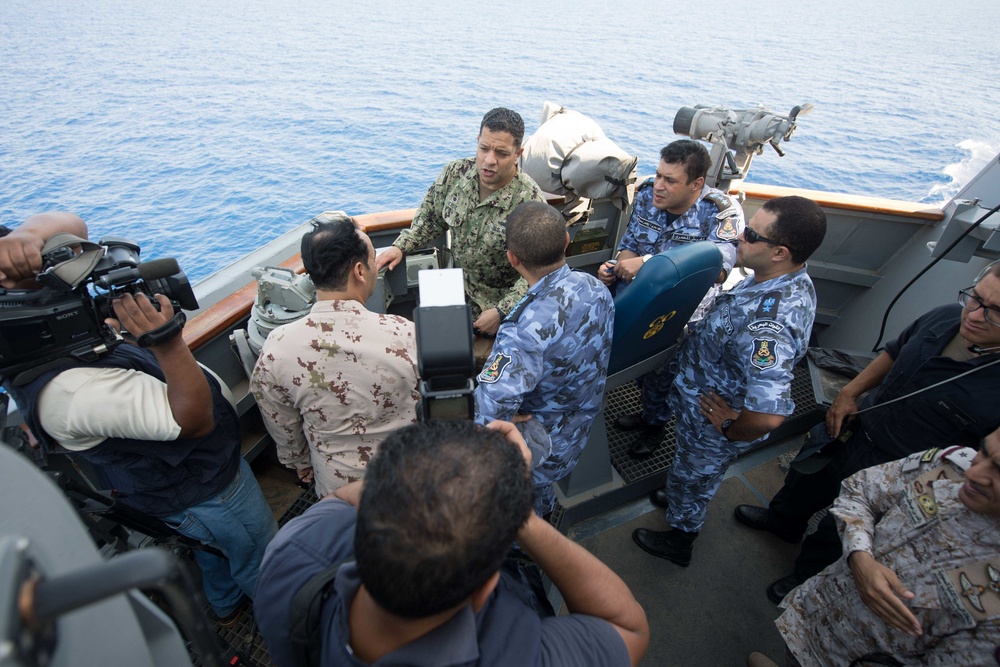 Egypt Supply Ship RAS with USS Jason Dunham for Eagle Salute 18.