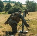 Marines registering 60mm mortars