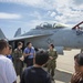 Officer gives tour of E/A-18