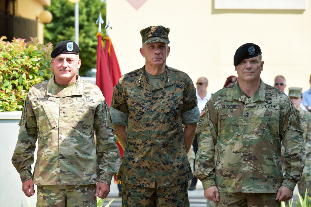 U.S. Army Africa Change of Command Ceremony, 2 August, 2018, Vicenza, Italy.