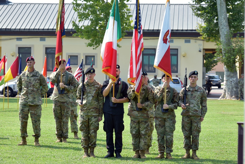 U.S. Army Africa Change of Command Ceremony, 2 August, 2018, Vicenza, Italy.