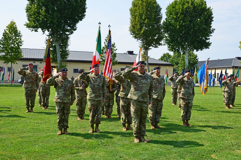 U.S. Army Africa Change of Command Ceremony, 2 August, 2018, Vicenza, Italy.