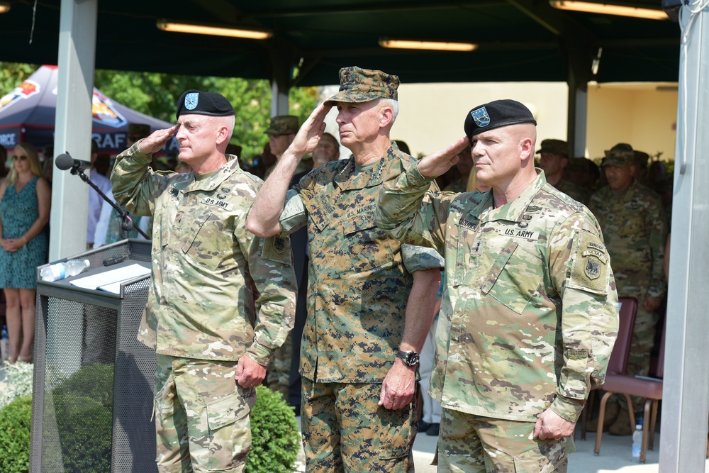 U.S. Army Africa Change of Command Ceremony, 2 August, 2018, Vicenza, Italy.