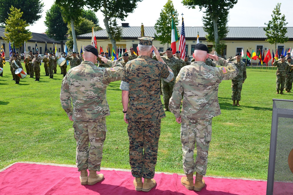 U.S. Army Africa Change of Command Ceremony, 2 August, 2018, Vicenza, Italy.