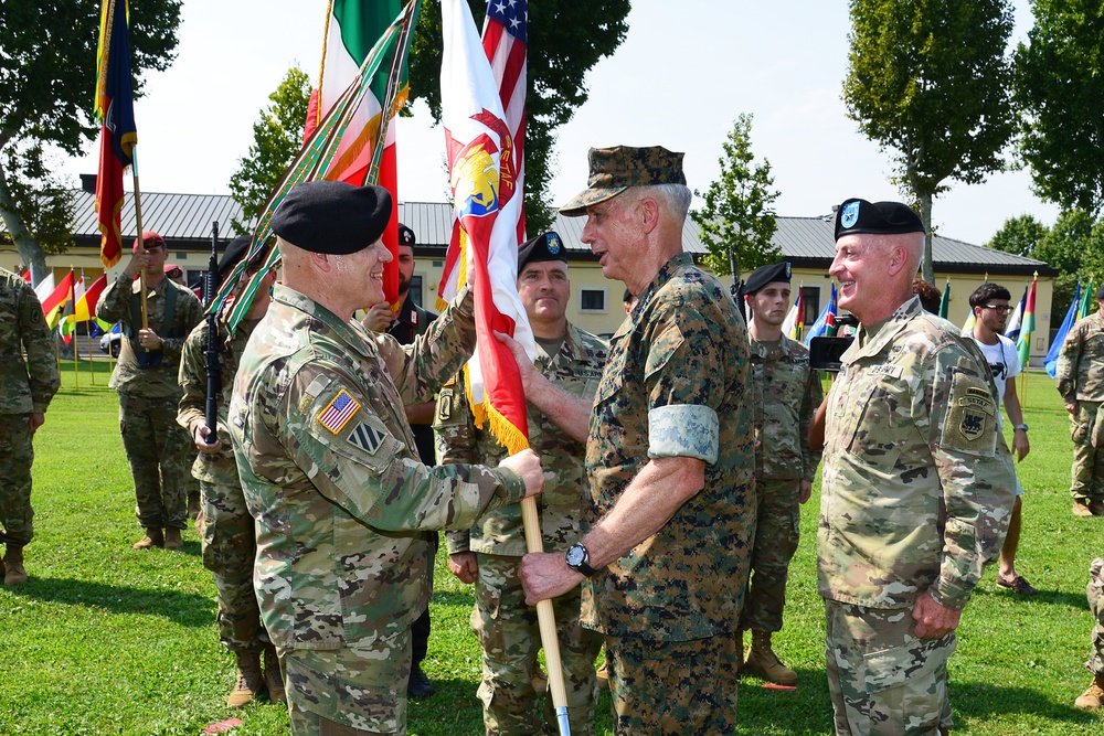 U.S. Army Africa Change of Command Ceremony, 2 August, 2018, Vicenza, Italy.