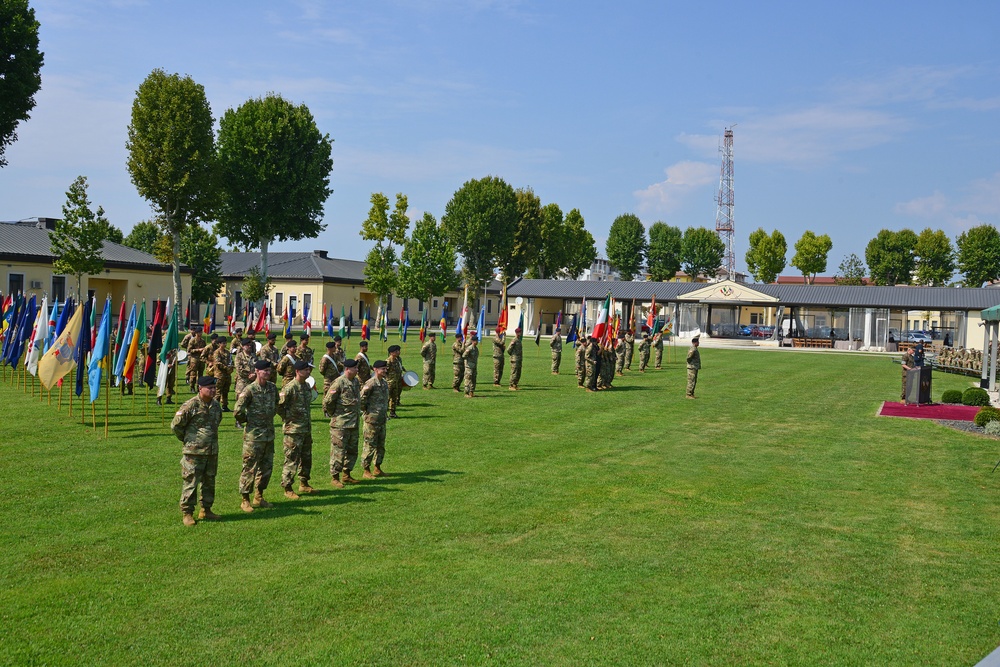 U.S. Army Africa Change of Command Ceremony, 2 August, 2018, Vicenza, Italy.