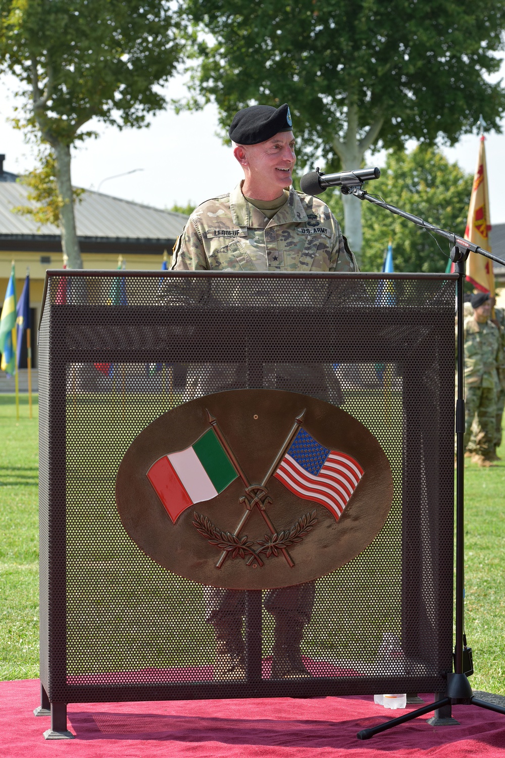 U.S. Army Africa Change of Command Ceremony, 2 August, 2018, Vicenza, Italy.