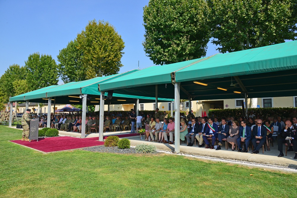 U.S. Army Africa Change of Command Ceremony, 2 August, 2018, Vicenza, Italy.