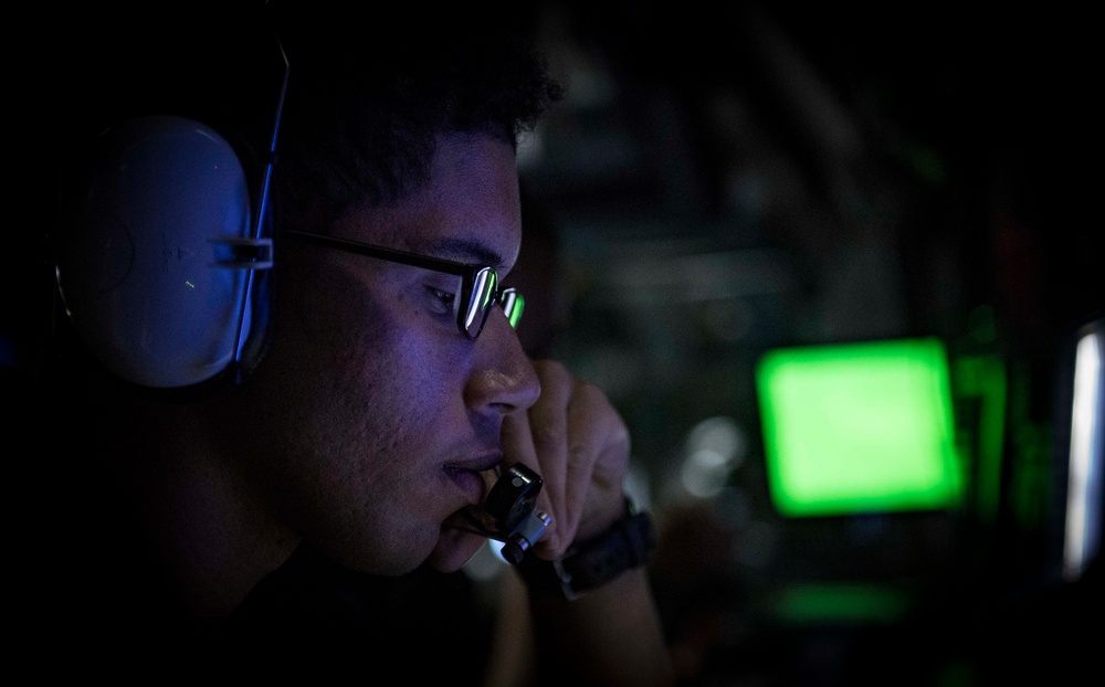 USS Carney Underway in Mediterranean Sea