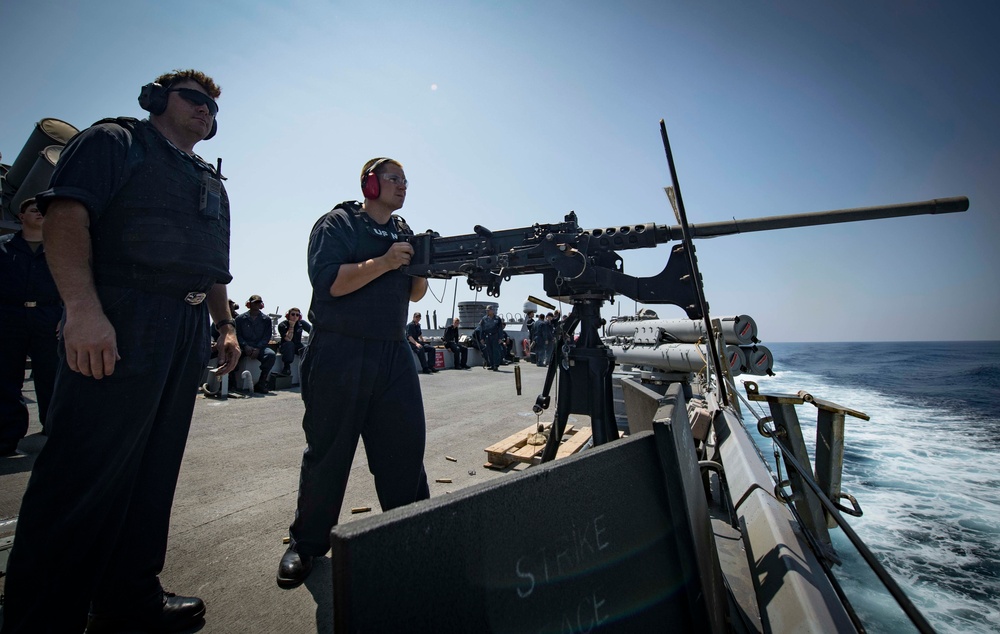 USS Carney Underway in Mediterranean Sea