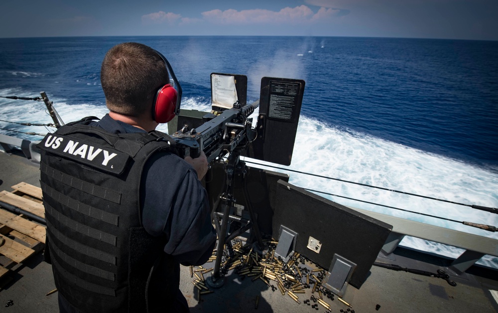 USS Carney Underway in Mediterranean Sea