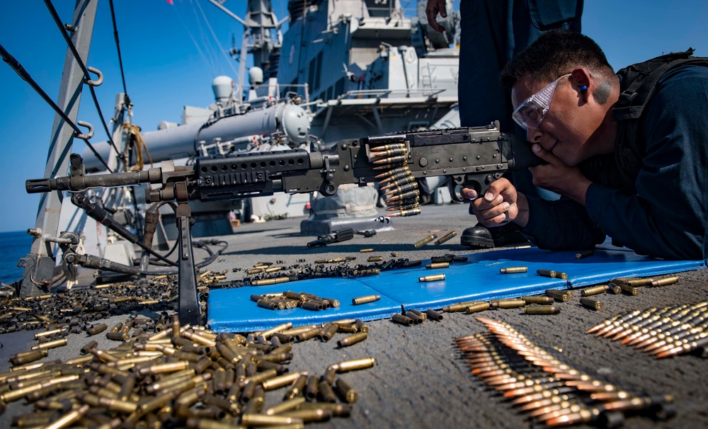 USS Carney Underway in Mediterranean Sea