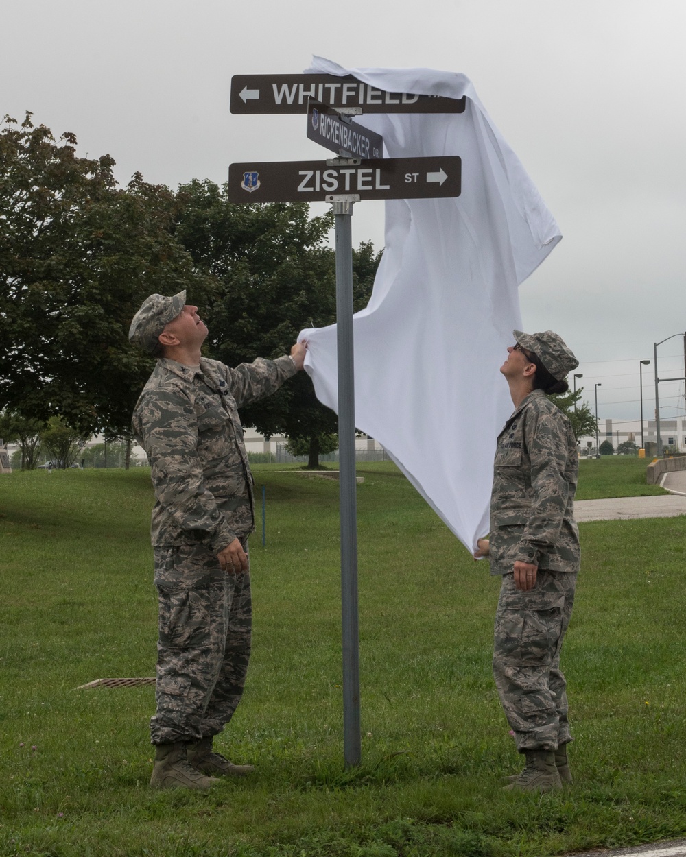 121st ARW honors Tuskegee Airman with track dedication