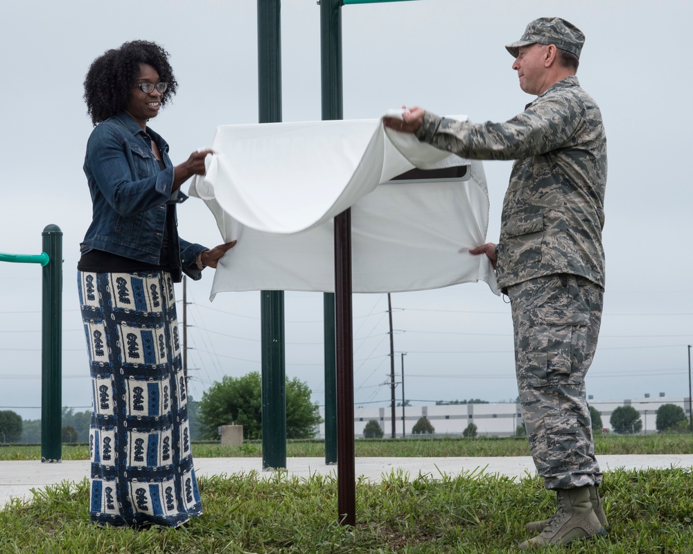 121st ARW honors Tuskegee Airman with track dedication