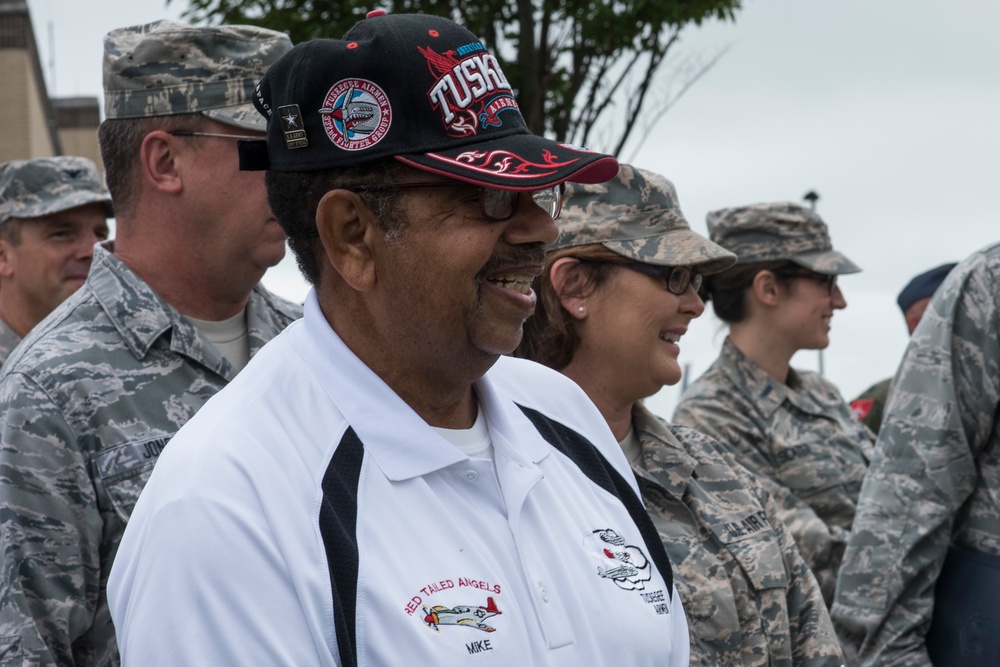 121st ARW honors Tuskegee Airman with track dedication