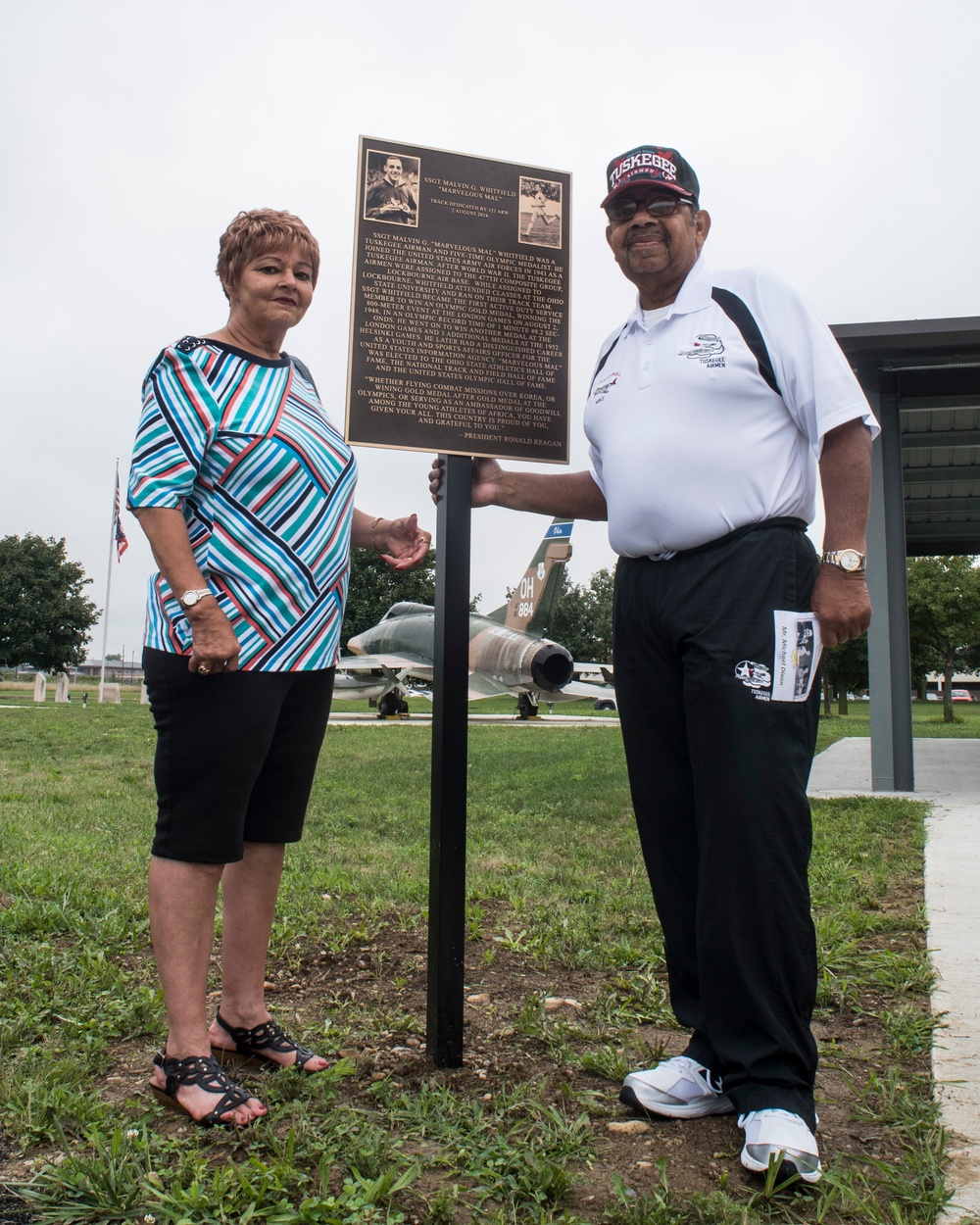 121st ARW honors Tuskegee Airman with track dedication