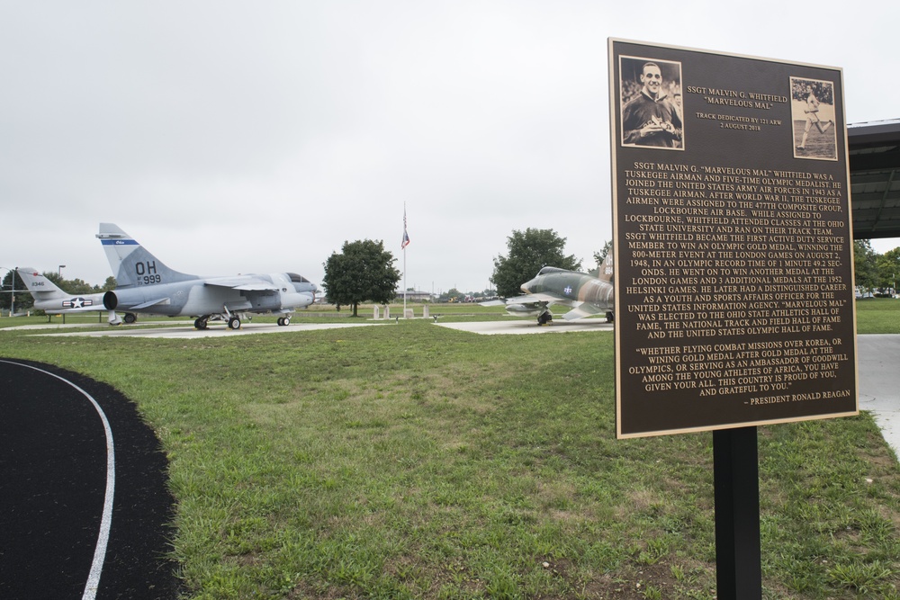 121st ARW honors Tuskegee Airman with track dedication