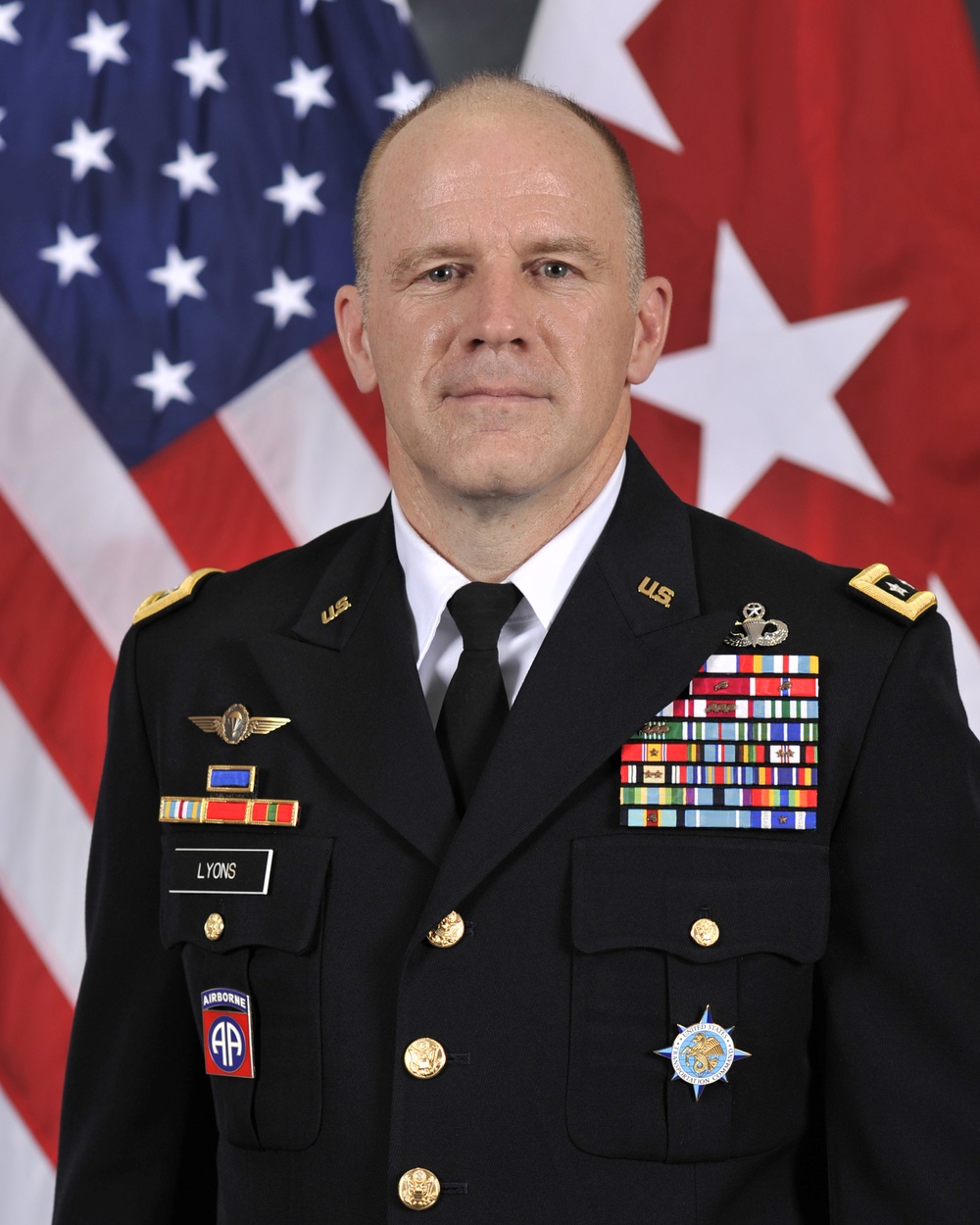 Lt. Gen. Stephen Lyons official photo