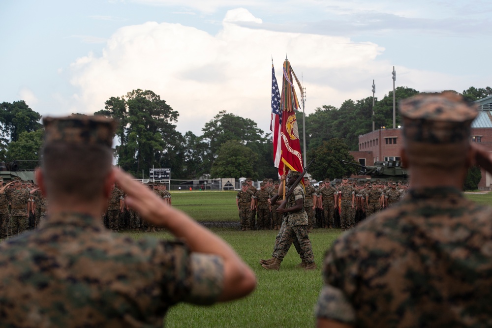 2nd Marine Division Commanding General Change of Command