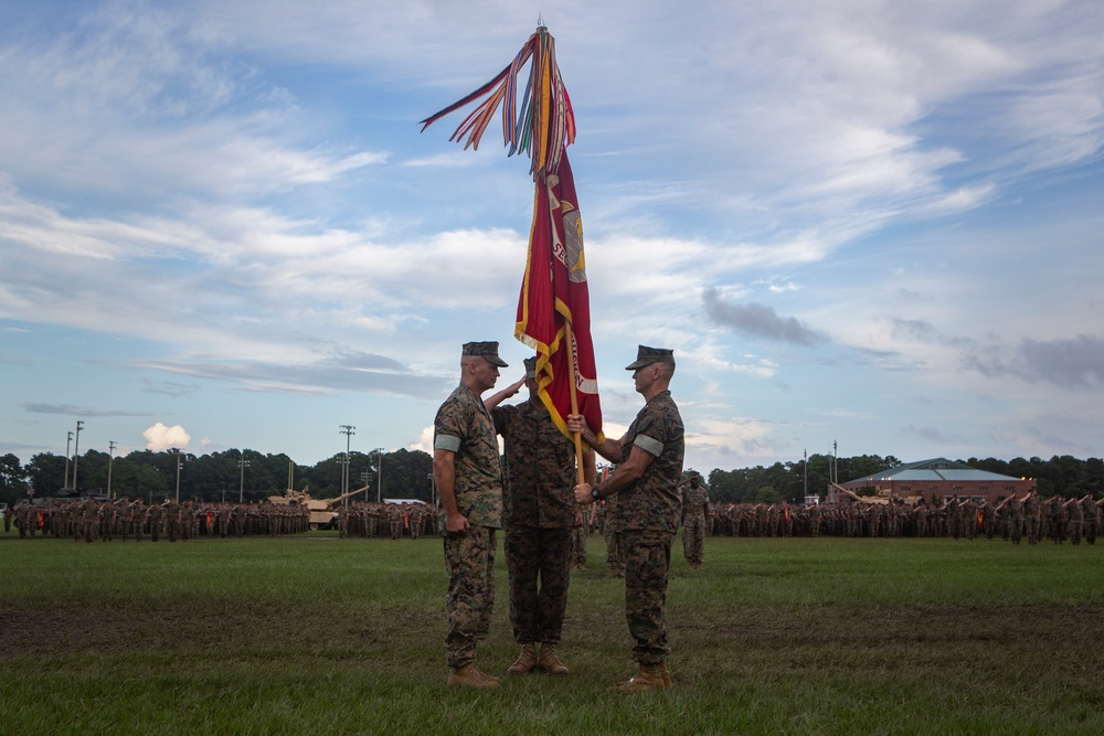 2nd Marine Division Commanding General Change of Command