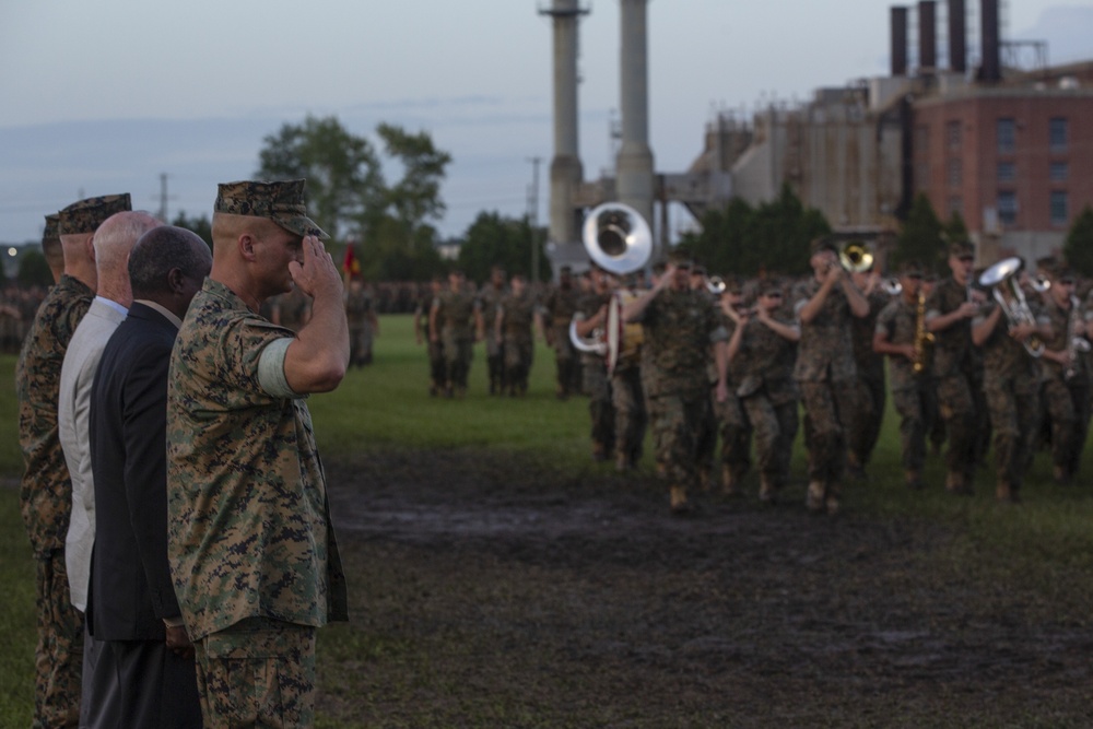 2nd Marine Division Commanding General Change of Command