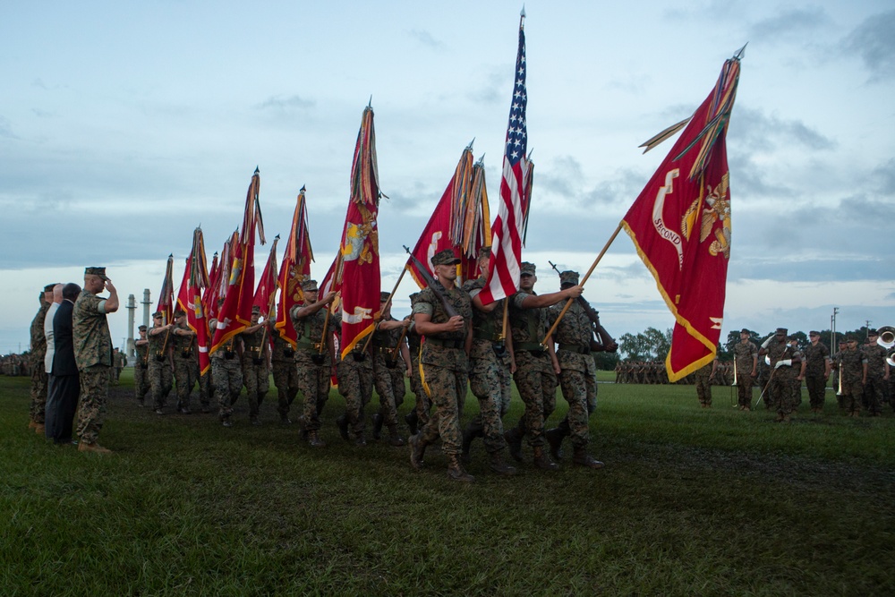 2nd Marine Division Commanding General Change of Command