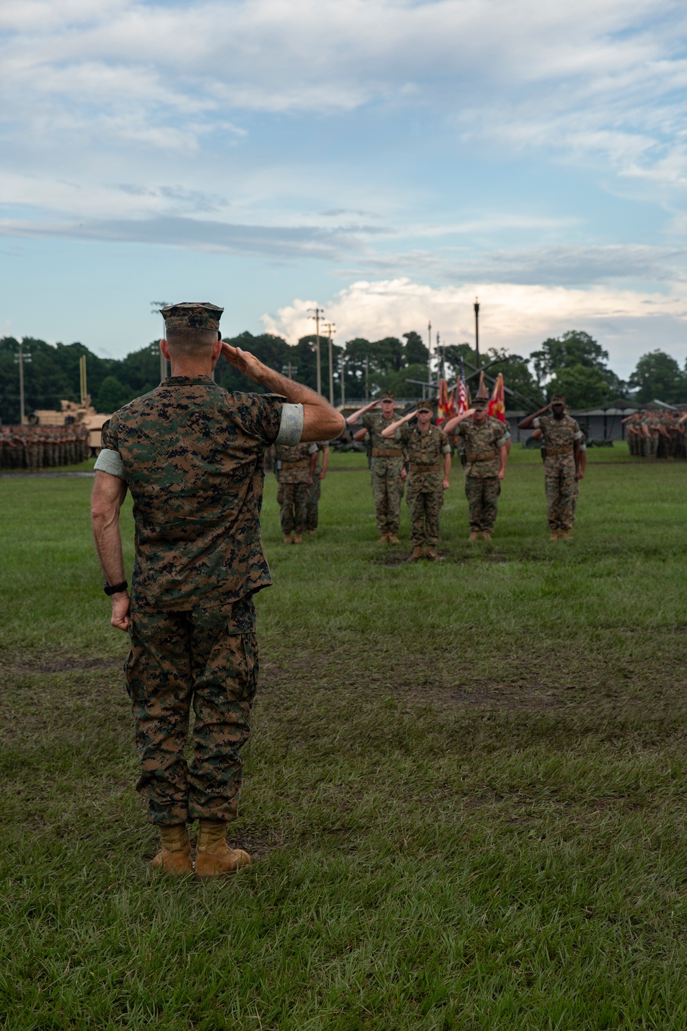 2nd Marine Division Commanding General Change of Command