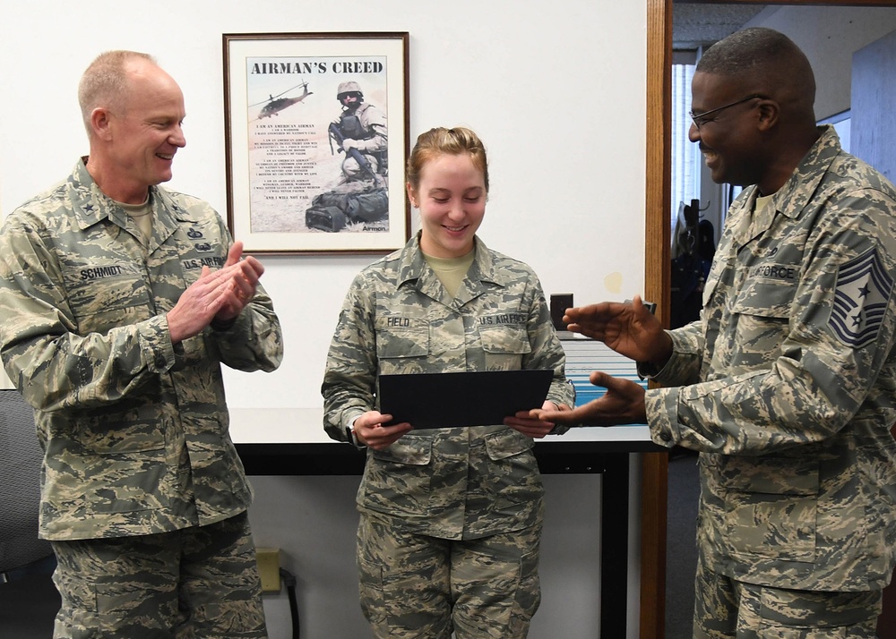 Airman promoted through BTZ program