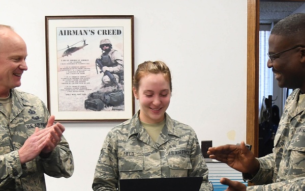 Airman promoted through BTZ program