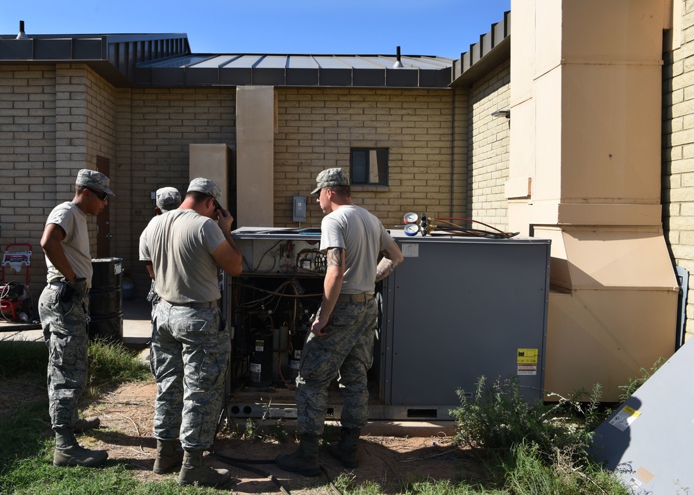 HVAC keeps MWD kennels cool