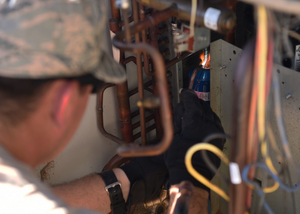 HVAC keeps MWD kennels cool