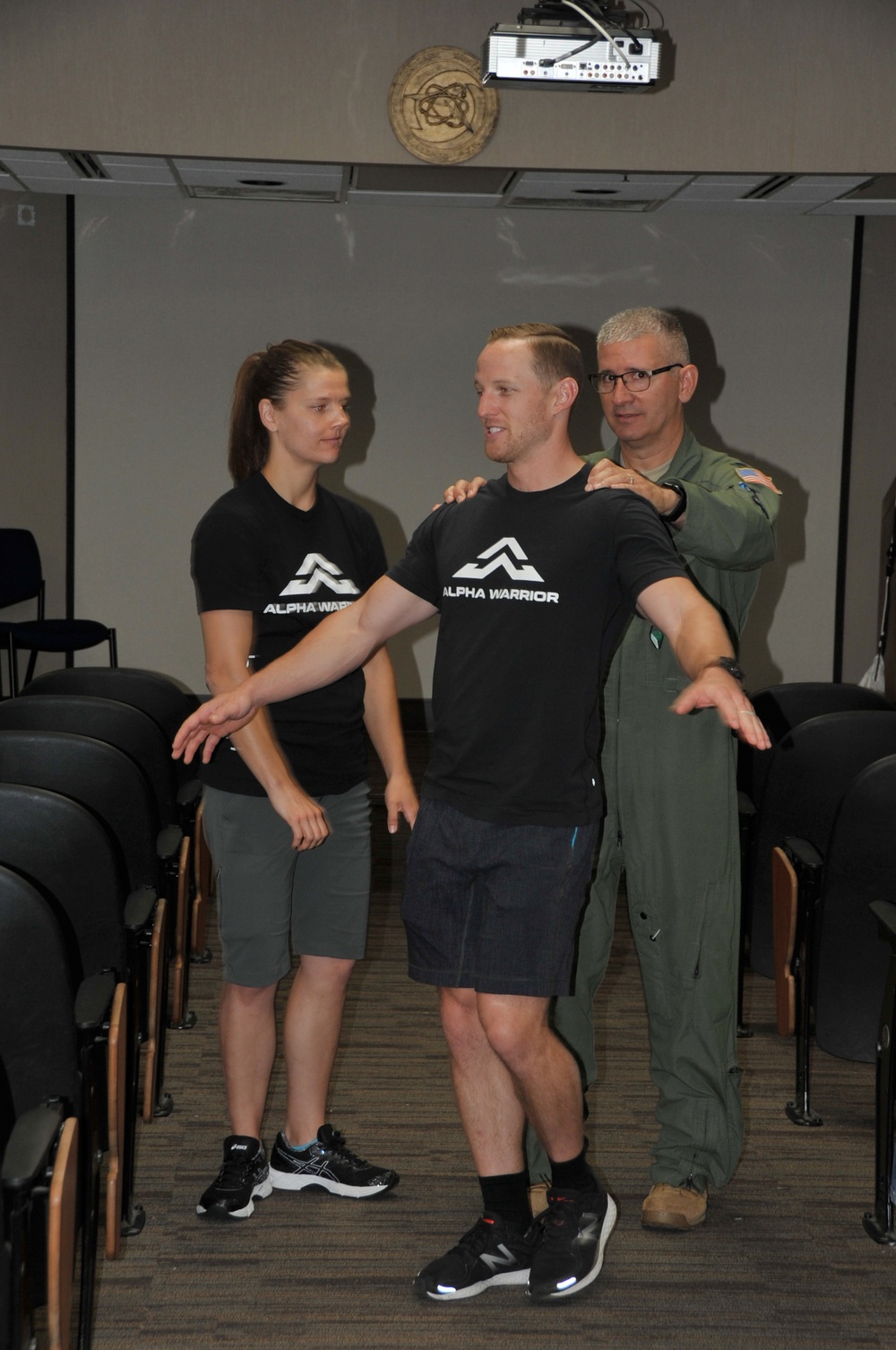 American Ninja Warriors tour Hurricane Hunter aircraft
