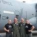 American Ninja Warriors tour Hurricane Hunter aircraft