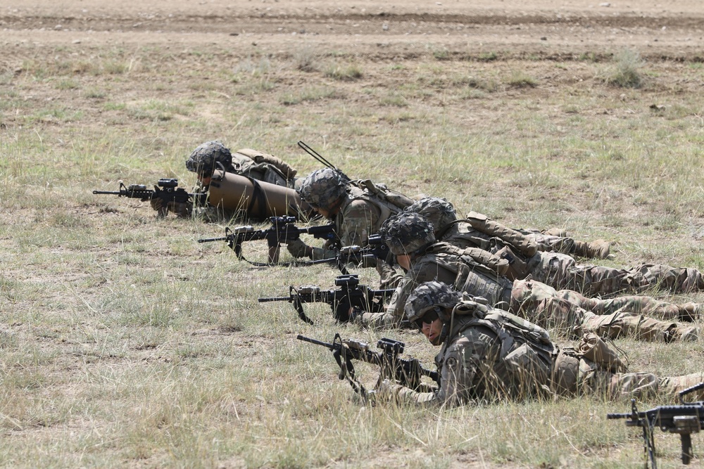 3rd Squadron, 2nd Cav conducts small unit tactics during Noble Partner 2018