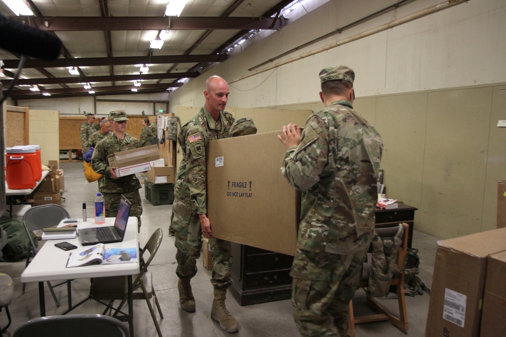 213th Personnel Company postal section delivers morale at NTC