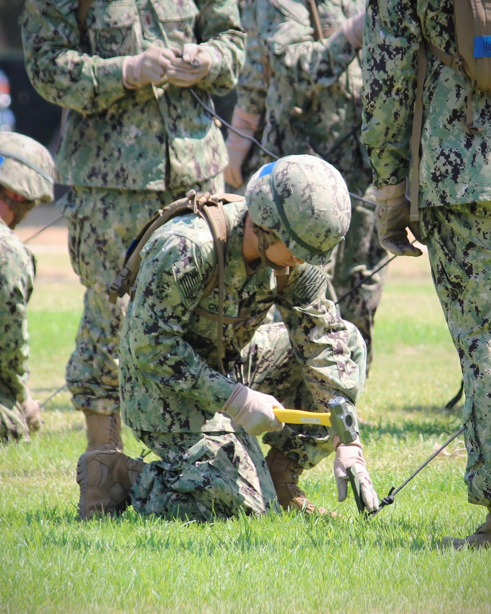 CECOS Students Practice with Base-X 305 Tent