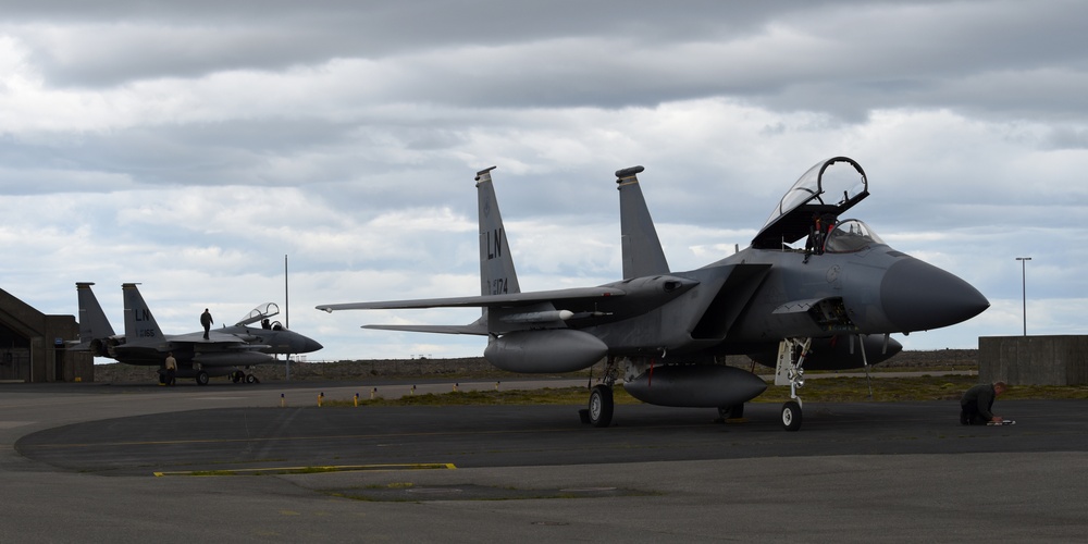 USAF F-15Cs secure Iceland’s sovereign skies